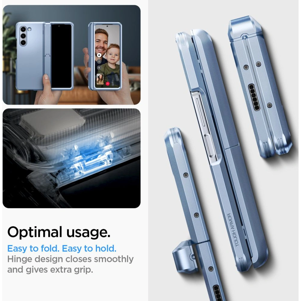 Hurtownia GSM - Etui Spigen Tough Armor Pro Pen Samsung Galaxy Z Fold5 Sierra Blue - SPN3189 - {ean13} - Hurt