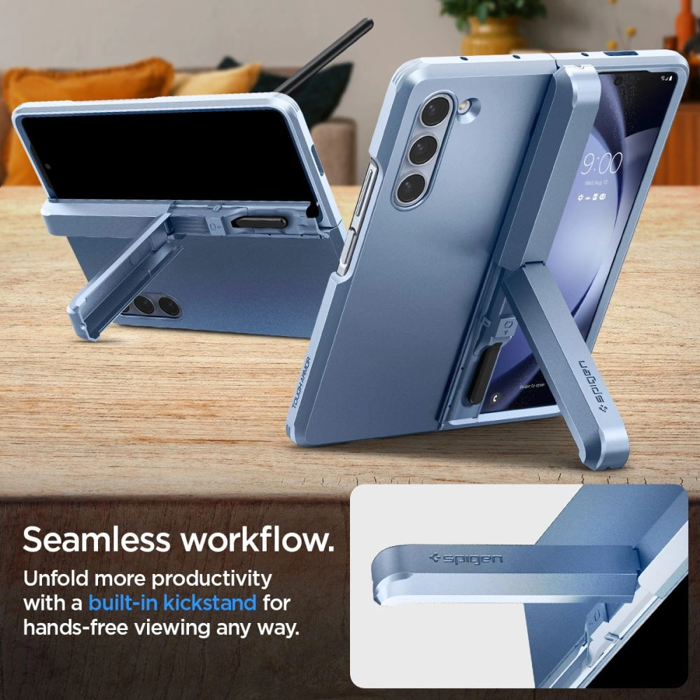 Wholesale Spigen Tough Armor Pro Pen Samsung Galaxy Z Fold5 Sierra Blue - SPN3189 - {ean13} - Hurt