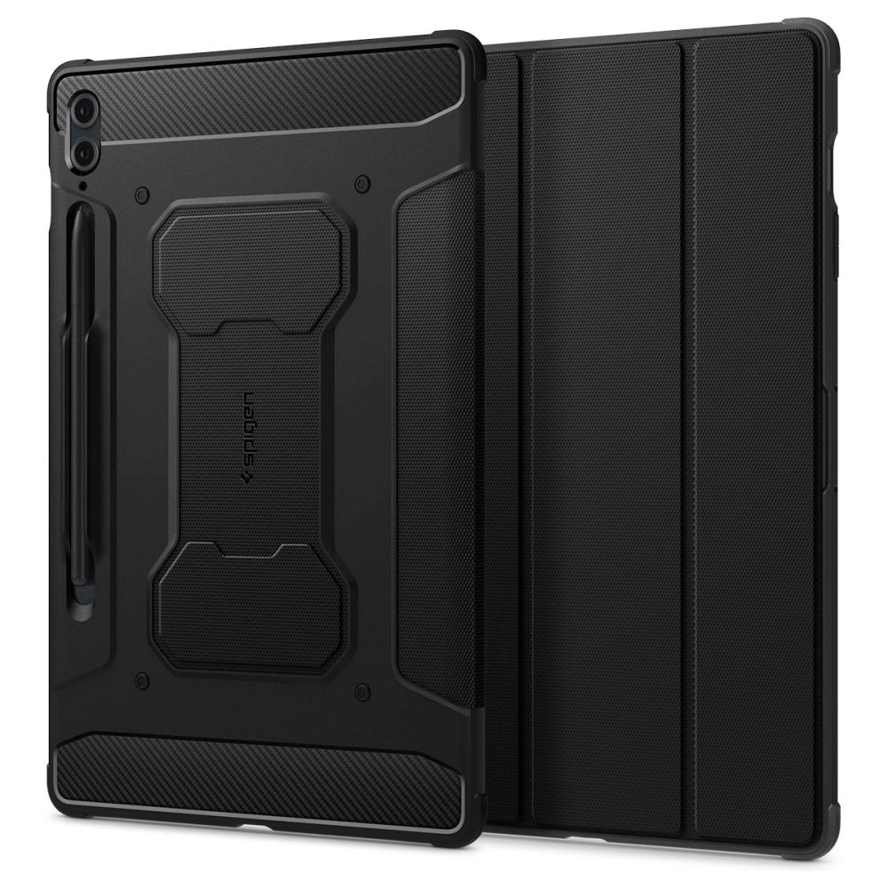Hurtownia GSM - Etui Spigen Rugged Armor Pro Samsung Galaxy Tab S9 FE+ Plus černé - SPN3190 - {ean13} - Hurt