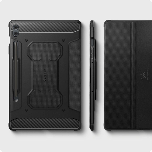 Etui Spigen Rugged Armor Pro Samsung Galaxy Tab S9 FE+ Plus Black