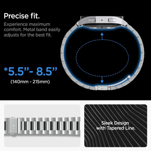 Pasek Spigen Modern Fit Band Samsung Galaxy Watch 6 44mm Silver