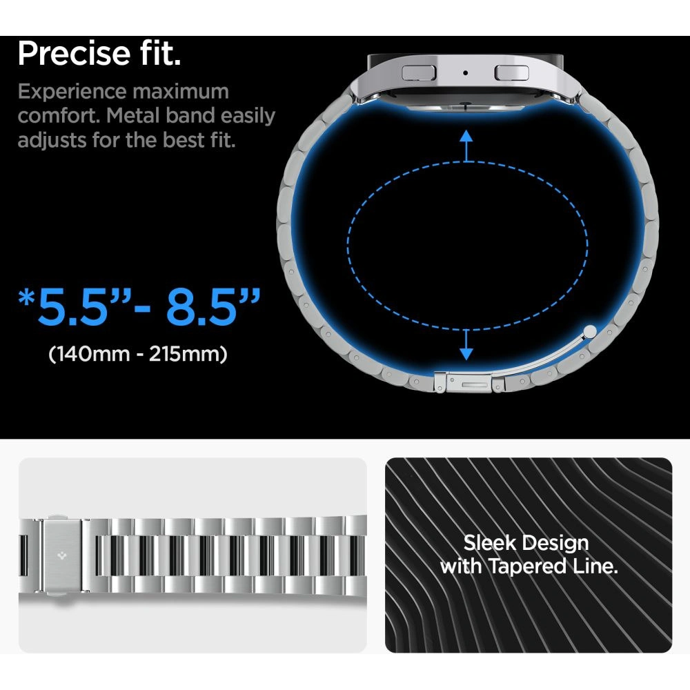 Hurtownia GSM - Pánt Spigen Modern Fit Band Samsung Galaxy Watch 6 44mm Ezüst - SPN3191 - {ean13} - Hurt