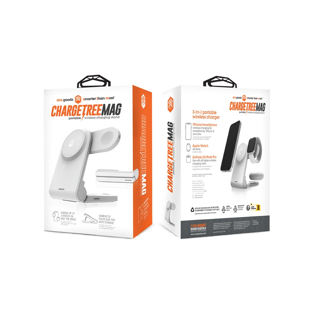 Hurtownia GSM - Bezdrátová nabíječka STM ChargeTree MAG 3w1 MagSafe (bílá) - STM61 - {ean13} - Hurt