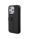 Wholesale BMW BMBKP15L22RDPK Apple iPhone 15 Pro bookcase Leather Textured & Stripe black - BMW530 - {ean13} - Hurt