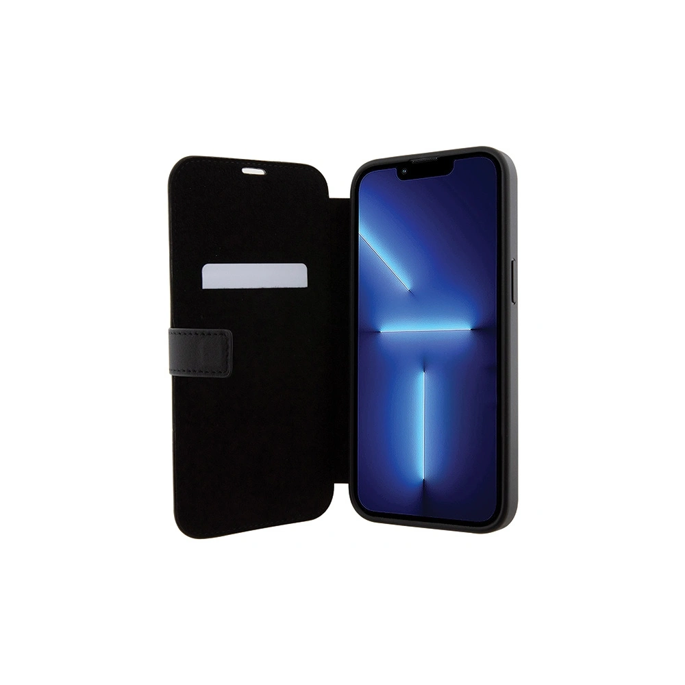 Hurtownia GSM - Etui BMW BMBKP15L22RDPK Apple iPhone 15 Pro kniha kožená texturovaná & pruhovaná černá/black - BMW530 - {ean13} - Hurt
