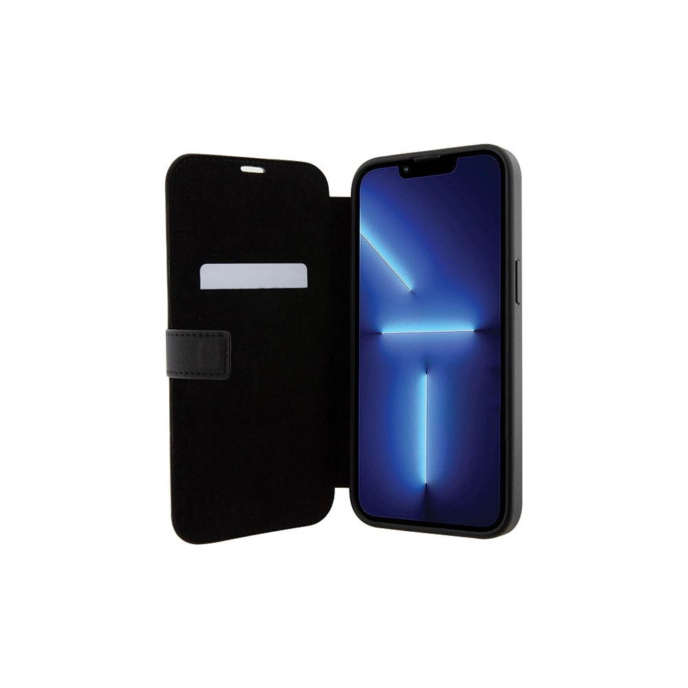 Wholesale BMW BMBKP15S22RDPK Apple iPhone 15 bookcase Leather Textured & Stripe black - BMW531 - {ean13} - Hurt