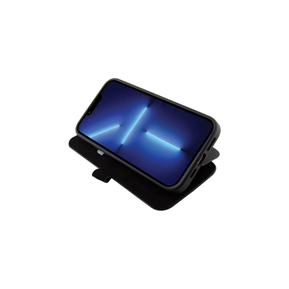 Wholesale BMW BMBKP15S22RDPK Apple iPhone 15 bookcase Leather Textured & Stripe black - BMW531 - {ean13} - Hurt