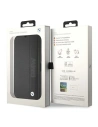 Etui BMW BMBKP15S22RDPK Apple iPhone 15 bookcase Leather Textured & Stripe czarny/black