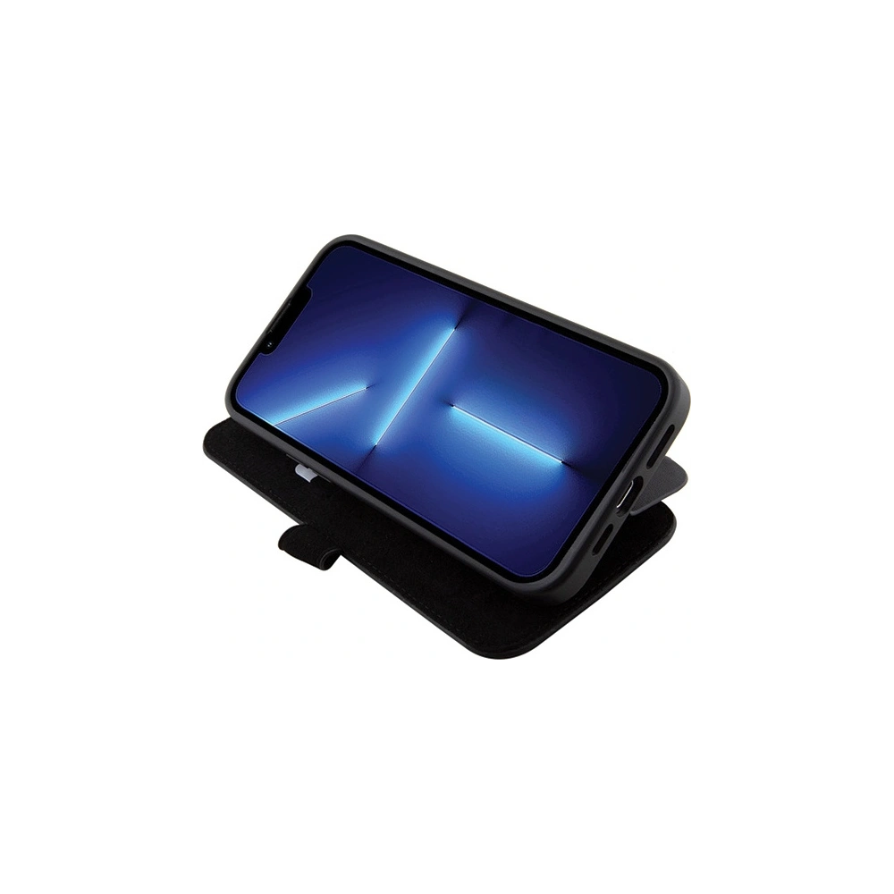 Hurtownia GSM - Etui BMW BMBKP15X22RDPK Apple iPhone 15 Pro Max husa din piele texturată & stripe negru/black - BMW532 - {ean13} - Hurt