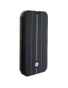 Hurtownia GSM - Etui BMW BMBKP15X22RVSK Apple iPhone 15 Pro Max bookcase Leather Stamp Blue Lines czarny/black - BMW533 - {ean13} - Hurt