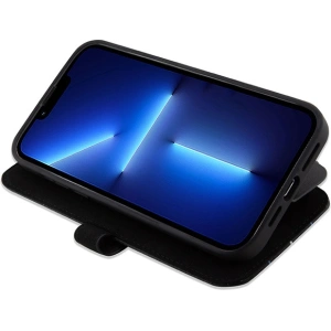 Hurtownia GSM - Etui BMW BMBKP15X22RVSK Apple iPhone 15 Pro Max husă din piele cu model linii albastre negru/black - BMW533 - {ean13} - Hurt