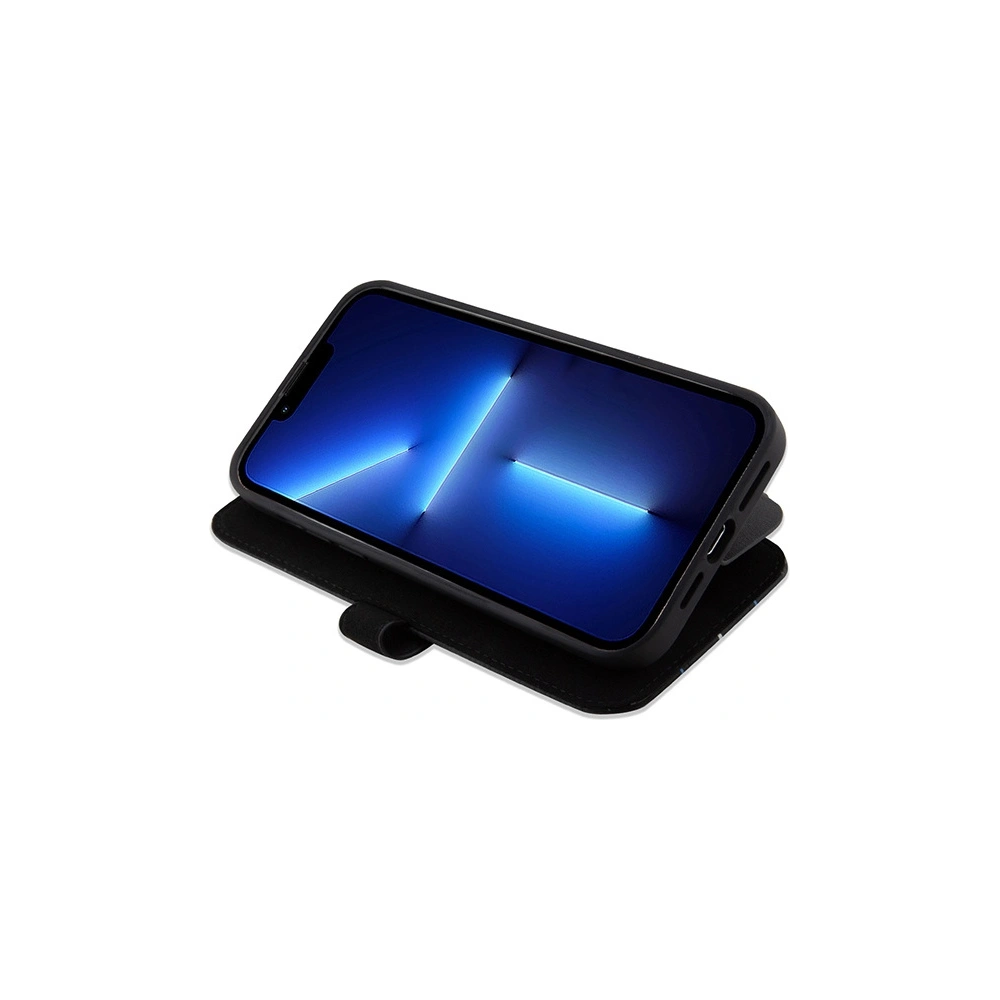 Hurtownia GSM - Etui BMW BMBKP15X22RVSK Apple iPhone 15 Pro Max bookcase Leather Stamp Blue Lines czarny/black - BMW533 - {ean13} - Hurt