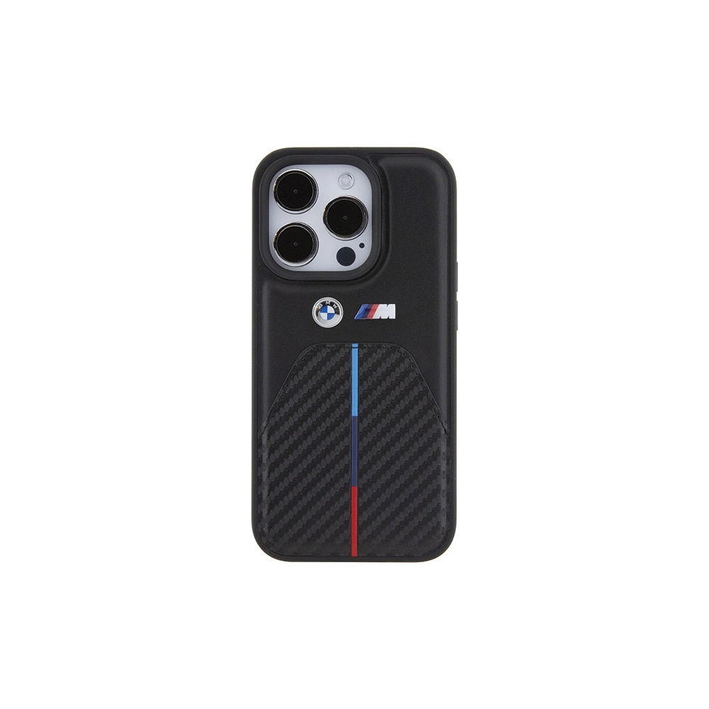 Hurtownia GSM - Case BMW BMHCP15L22NSTB Apple iPhone 15 Pro Stamped Tricolor Stripe schwarz/black - BMW534 - {ean13} - Hurt