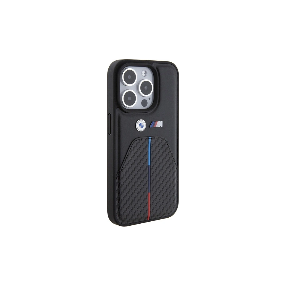 Hurtownia GSM - Case BMW BMHCP15L22NSTB Apple iPhone 15 Pro Stamped Tricolor Stripe schwarz/black - BMW534 - {ean13} - Hurt