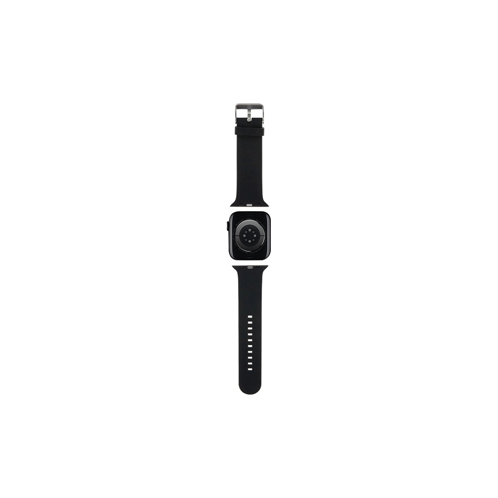 Hurtownia GSM - Pasek Karl Lagerfeld KLAWLSLKCNK Apple Watch 4/5/6/7/SE/8/9/Ultra 44/45/49mm popruh 3D guma Karl&Choupette hlavy černý/black - KLD1768 - {ean13} - Hurt