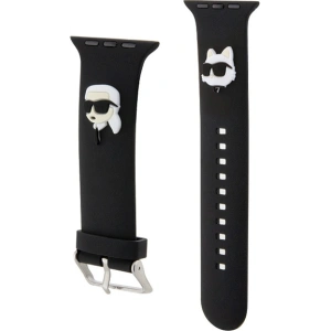 Hurtownia GSM - Pasek Karl Lagerfeld KLAWLSLKCNK Apple Watch 4/5/6/7/SE/8/9/Ultra 44/45/49mm strap 3D Rubber Karl&Choupette Heads czarny/black - KLD1768 - {ean13} - Hurt