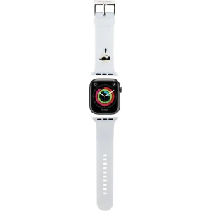 Hurtownia GSM - Pasek Karl Lagerfeld KLAWLSLKNH Apple Watch 4/5/6/7/SE/8/9/Ultra 44/45/49mm strap 3D Rubber Karl Head biały/white - KLD1769 - {ean13} - Hurt