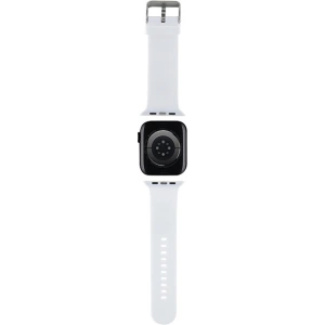 Hurtownia GSM - Pasek Karl Lagerfeld KLAWLSLKNH Apple Watch 4/5/6/7/SE/8/9/Ultra 44/45/49mm strap 3D Rubber Karl Head biały/white - KLD1769 - {ean13} - Hurt