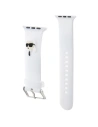 Hurtownia GSM - Pasek Karl Lagerfeld KLAWLSLKNH Apple Watch 4/5/6/7/SE/8/9/Ultra 44/45/49mm curea 3D Rubber Karl Head alb/white - KLD1769 - {ean13} - Hurt