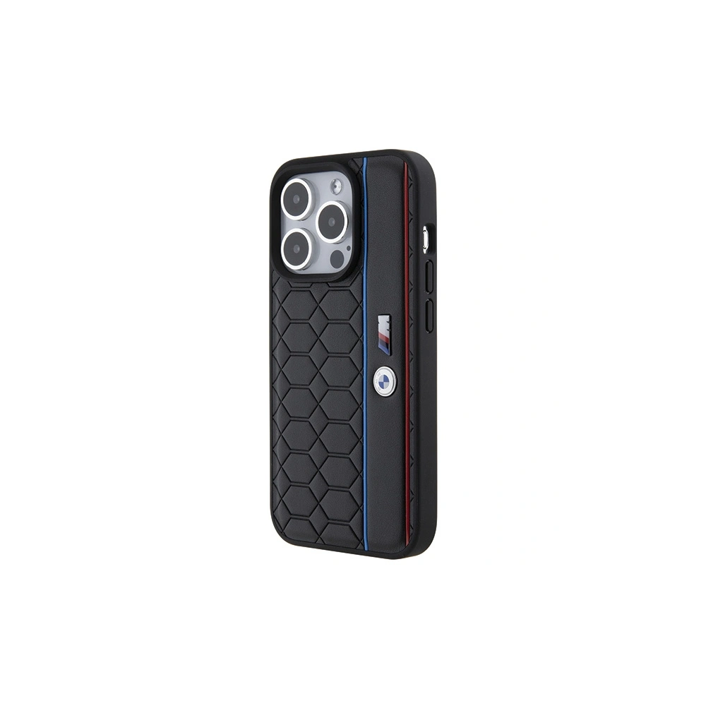 Hurtownia GSM - Case BMW BMHCP15L22PGVK Apple iPhone 15 Pro Hardcase M Edition Hexo Pattern schwarz/black - BMW535 - {ean13} - Hurt