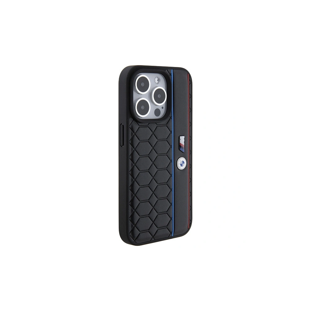 Hurtownia GSM - Case BMW BMHCP15L22PGVK Apple iPhone 15 Pro Hardcase M Edition Hexo Pattern schwarz/black - BMW535 - {ean13} - Hurt