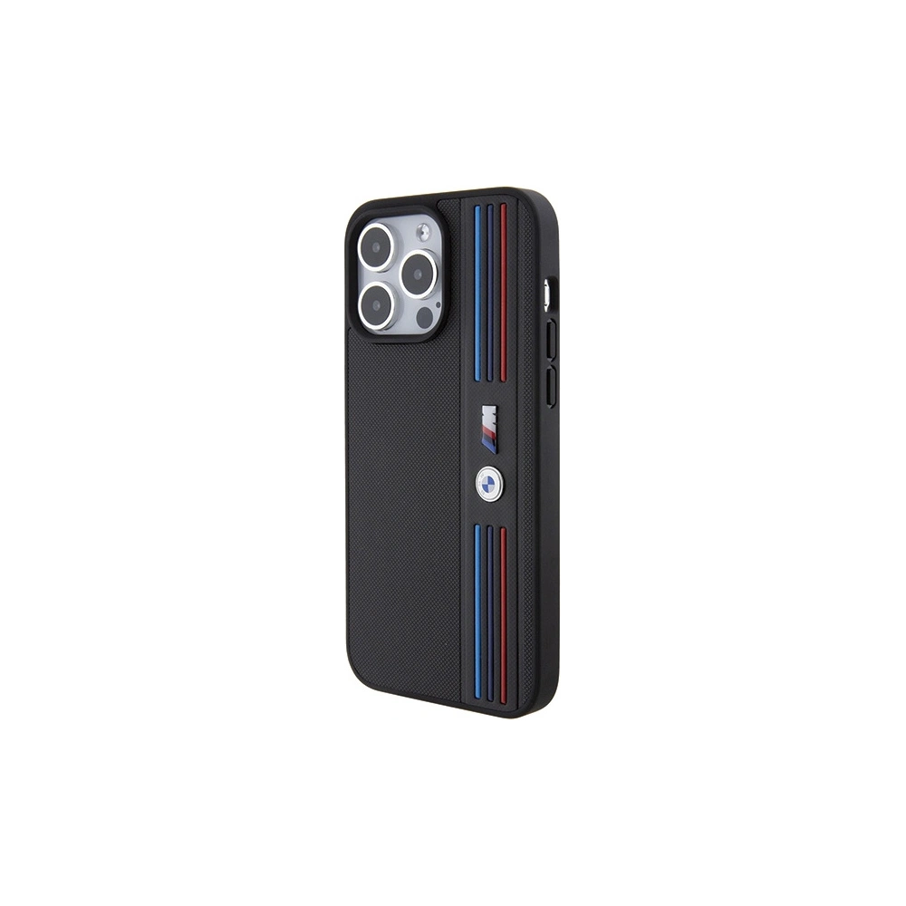 Hurtownia GSM - Etui BMW BMHCP15L22PPMK Apple iPhone 15 Pro Tricolor M Collection czarny/black - BMW537 - {ean13} - Hurt