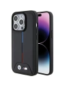 Etui BMW BMHCP15L22PVTK Apple iPhone 15 Pro hardcase Quilted Tricolor czarny/black