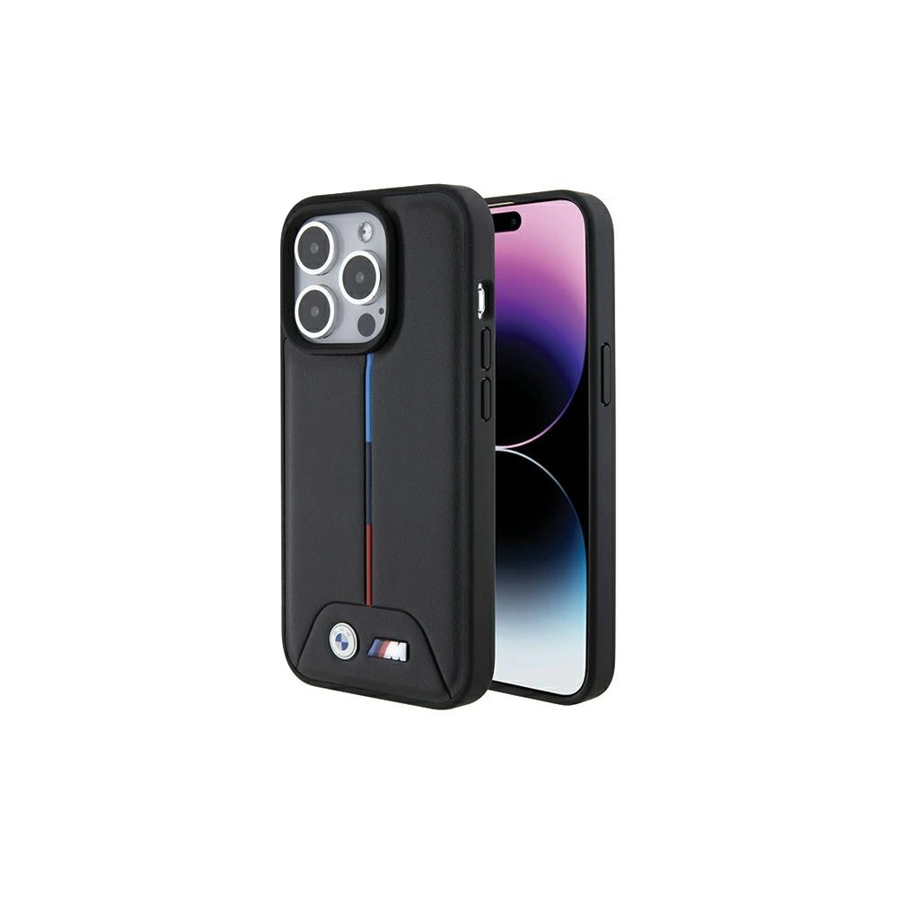Wholesale BMW BMHCP15L22PVTK Apple iPhone 15 Pro hardcase Quilted Tricolor black - BMW538 - {ean13} - Hurt