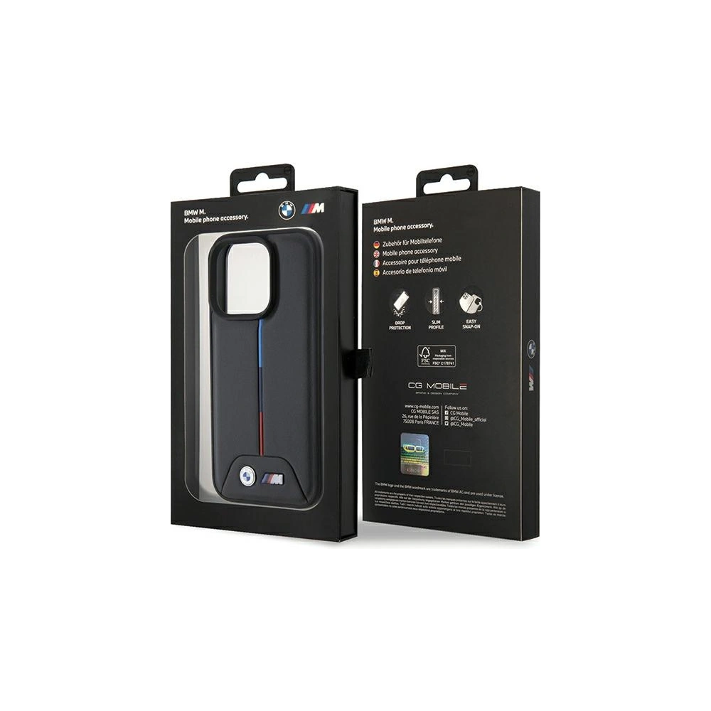 Wholesale BMW BMHCP15L22PVTK Apple iPhone 15 Pro hardcase Quilted Tricolor black - BMW538 - {ean13} - Hurt