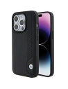 Etui BMW BMHCP15L22RBDK Apple iPhone 15 Pro kemény borítás Bőr Kék Pöttyök fekete/black