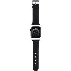 Hurtownia GSM - Pasek Karl Lagerfeld KLAWMSLKCNK Apple Watch 4/5/6/7/SE/8/9/10 40/41/42mm curea 3D Rubber Karl&Choupette Heads negru/black - KLD1773 - {ean13} - Hurt