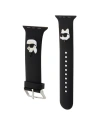 Hurtownia GSM - Pasek Karl Lagerfeld KLAWMSLKCNK Apple Watch 4/5/6/7/SE/8/9/10 40/41/42mm strap 3D Rubber Karl&Choupette Heads czarny/black - KLD1773 - {ean13} - Hurt