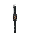 Strap Karl Lagerfeld KLAWMSLKNK Apple Watch 4/5/6/7/SE/8/9/10 40/41/42mm strap 3D Rubber Karl Head czarny/black