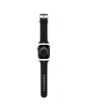 Pánt Karl Lagerfeld KLAWMSLKNK Apple Watch 4/5/6/7/SE/8/9/10 40/41/42mm szíj 3D Gumi Karl Fej fekete/black