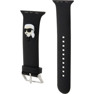 Hurtownia GSM - Pasek Karl Lagerfeld KLAWMSLKNK Apple Watch 4/5/6/7/SE/8/9/10 40/41/42mm curea 3D Rubber Karl Head negru/black - KLD1775 - {ean13} - Hurt