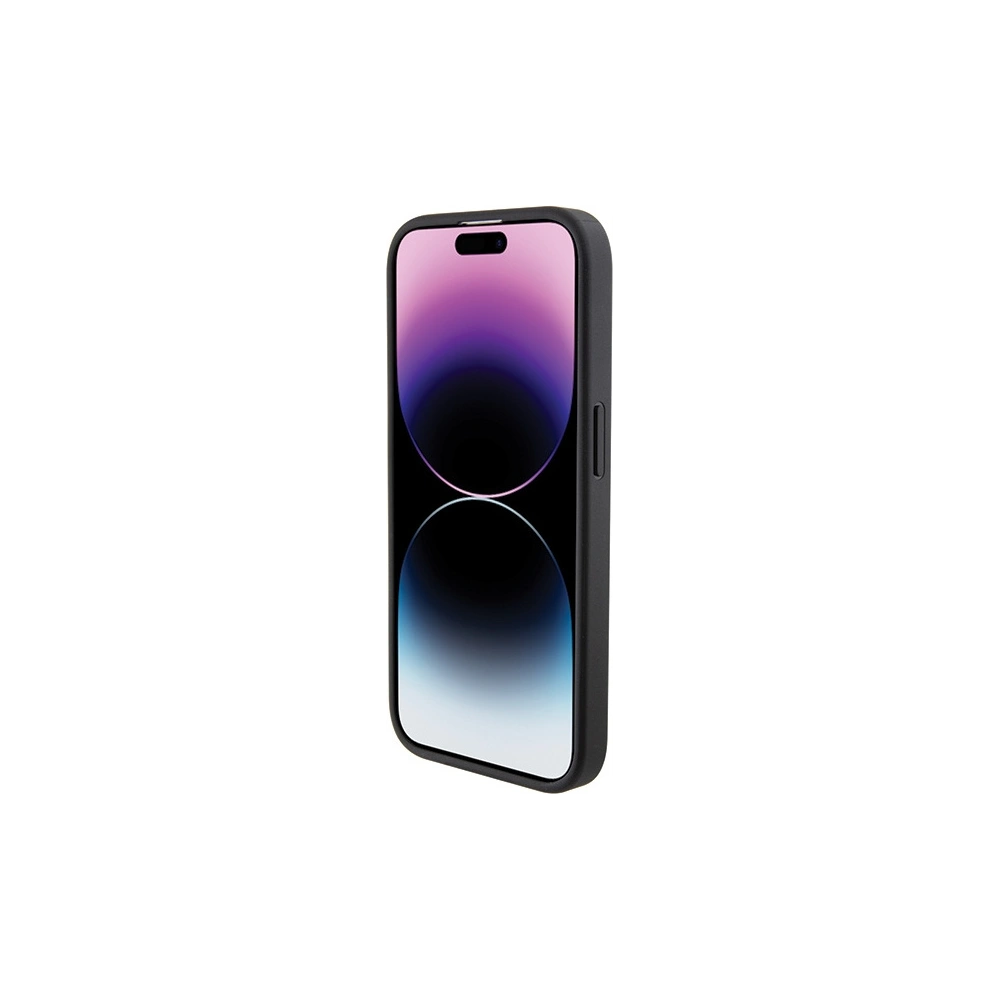 Wholesale BMW BMHCP15L22RDPK Apple iPhone 15 Pro hardcase Leather Textured & Stripe black - BMW540 - {ean13} - Hurt