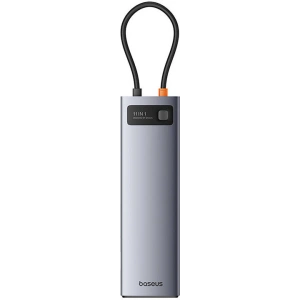Hurtownia GSM - Adapter 11w1 Baseus StarJoy Metal Glam Series Hub USB-C / HDMI, VGA, 3xUSB-A 3.0, USB-A 2.0, USB-C PD, RJ45, SD/TF, 3,5mm - BSU4767 - {ean13} - Hurt