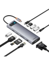Wholesale Baseus StarJoy Metal Glam Series hub 11-in-1 USB-C / HDMI, VGA, 3xUSB-A 3.0, USB-A 2.0, USB-C PD, RJ45, SD/TF, 3,5mm - BSU4767 - {ean13} - Hurt