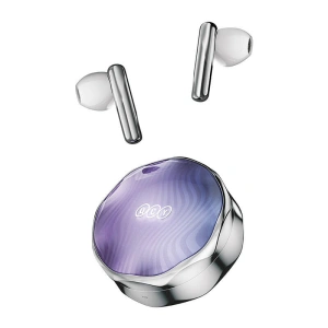 Drahtlose TWS Kopfhörer QCY T21 Bluetooth 5.3 (silber)