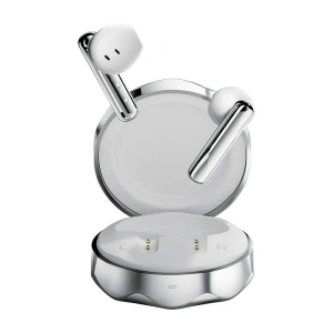 Hurtownia GSM - Bezprzewodowe słuchawki TWS QCY T21 Bluetooth 5.3 (srebrne) - QCY48 - {ean13} - Hurt