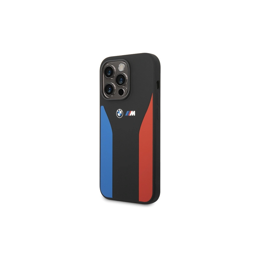 Hurtownia GSM - Etui BMW BMHCP15L22SCSK Apple iPhone 15 Pro Szilikon Kék&Piros Csíkok M Gyűjtemény fekete/black - BMW545 - {ean13} - Hurt