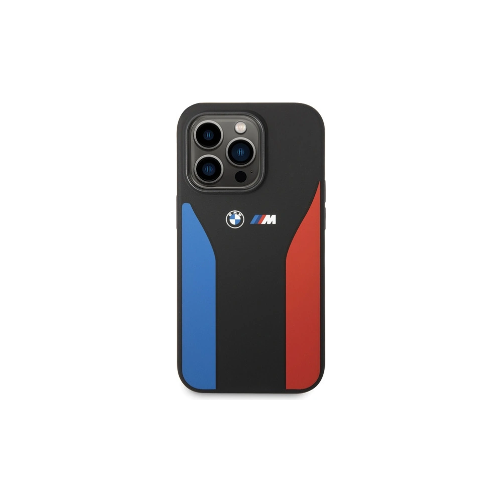 Hurtownia GSM - Etui BMW BMHCP15L22SCSK Apple iPhone 15 Pro Szilikon Kék&Piros Csíkok M Gyűjtemény fekete/black - BMW545 - {ean13} - Hurt