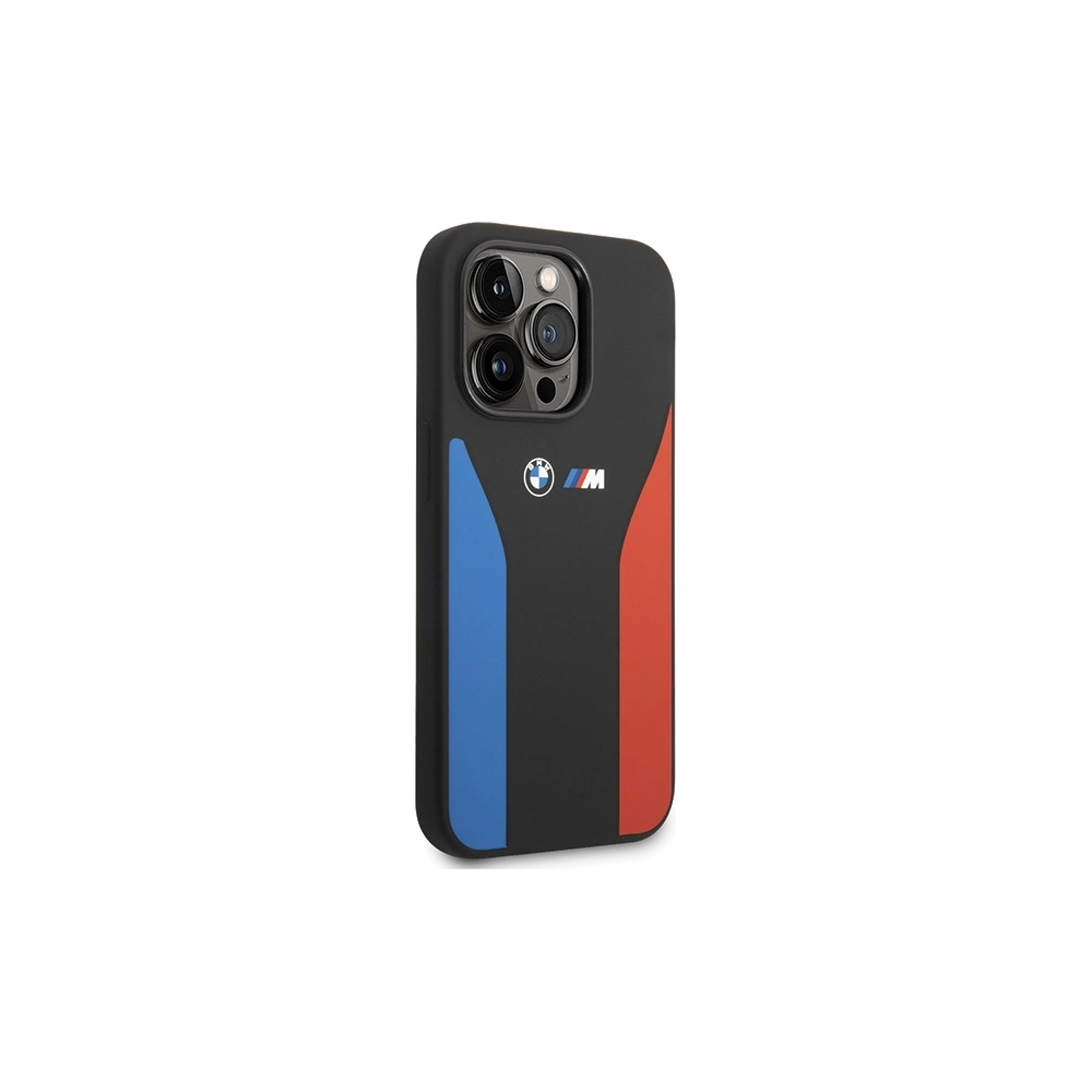 Hurtownia GSM - Etui BMW BMHCP15L22SCSK Apple iPhone 15 Pro Szilikon Kék&Piros Csíkok M Gyűjtemény fekete/black - BMW545 - {ean13} - Hurt