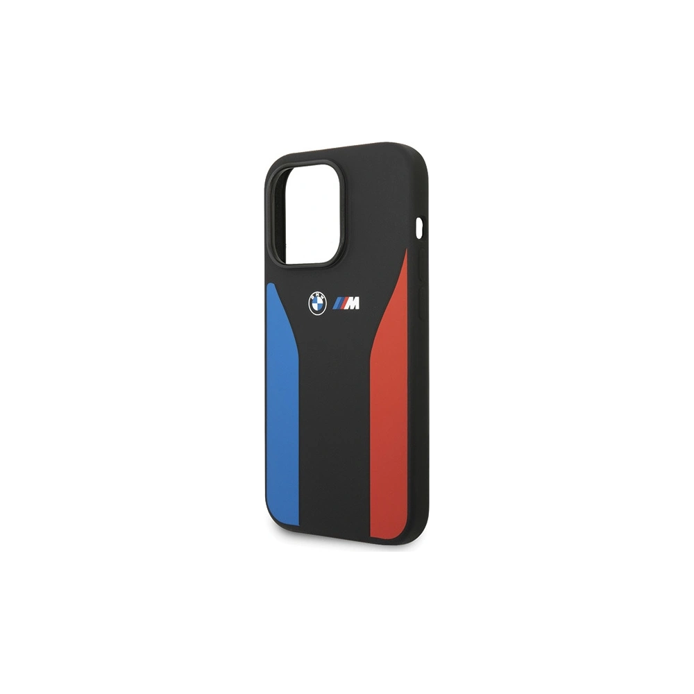 Hurtownia GSM - Etui BMW BMHCP15L22SCSK Apple iPhone 15 Pro Szilikon Kék&Piros Csíkok M Gyűjtemény fekete/black - BMW545 - {ean13} - Hurt