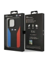 Wholesale BMW BMHCP15L22SCSK Apple iPhone 15 Pro Silicone Blue&Red Stripes M Collection black - BMW545 - {ean13} - Hurt
