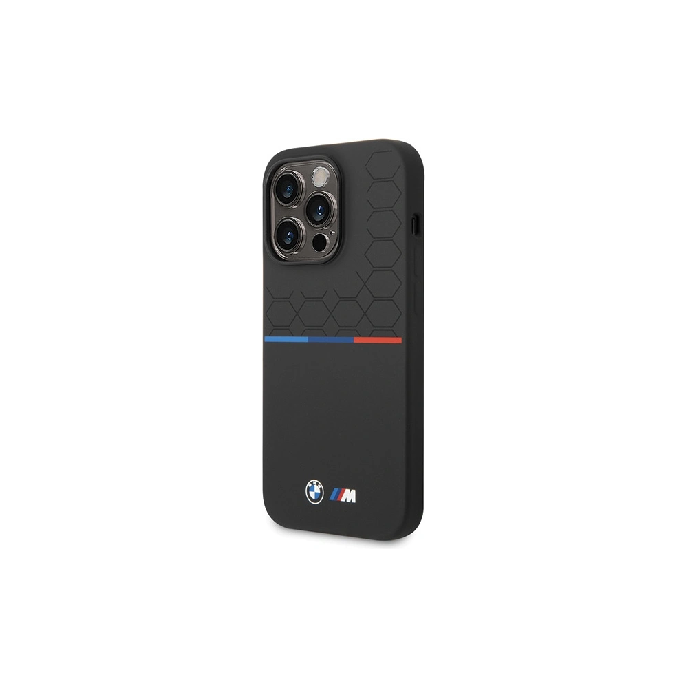 Hurtownia GSM - Etui BMW BMHCP15L22SMPK Apple iPhone 15 Pro szilikon minta fekete/black - BMW546 - {ean13} - Hurt