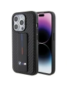 Hurtownia GSM - Etui BMW BMHCP15LGSPCCK Apple iPhone 15 Pro hardcase Grip Stand Smooth & Carbon czarny/black - BMW547 - {ean13} - Hurt