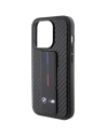 Hurtownia GSM - Etui BMW BMHCP15LGSPCCK Apple iPhone 15 Pro hardcase Grip Stand Smooth & Carbon fekete/black - BMW547 - {ean13} - Hurt
