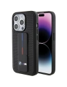 Etui BMW BMHCP15LGSPPRK Apple iPhone 15 Pro hardcase Grip Stand Smooth & Perforated fekete/black
