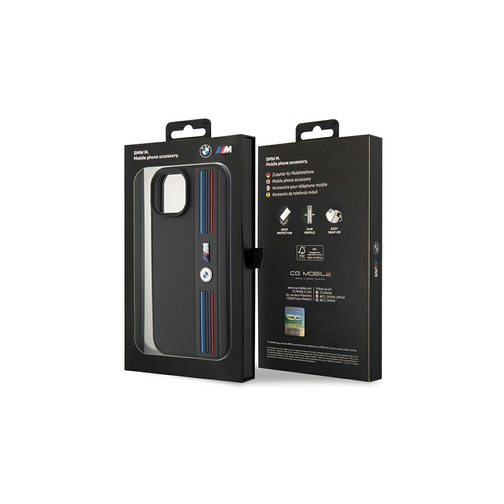 Hurtownia GSM - Etui BMW BMHCP15S22PPMK Apple iPhone 15 Tricolor M Collection černý/black - BMW550 - {ean13} - Hurt